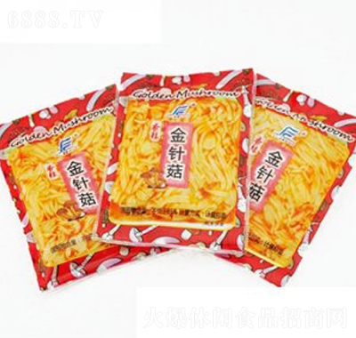 富春江金針菇香辣味休閑零食批發(fā)代理招商