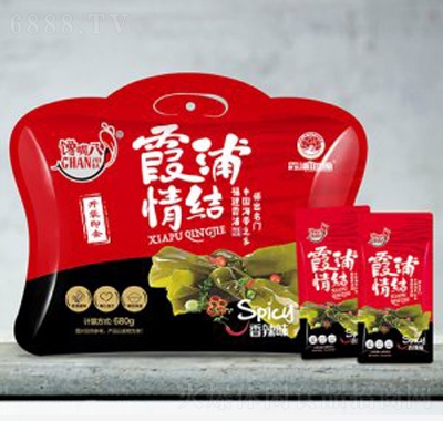 饞嘴八霞浦情結海帶結香辣味680g休閑零食批發代理招商