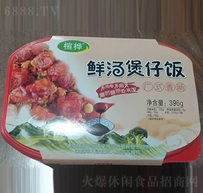 楦樺鮮湯煲仔飯廣式香腸396g零食夜宵充饑