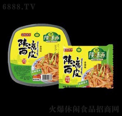 陜味香陜西涼皮香辣味盒裝聚會(huì)小吃方便食品
