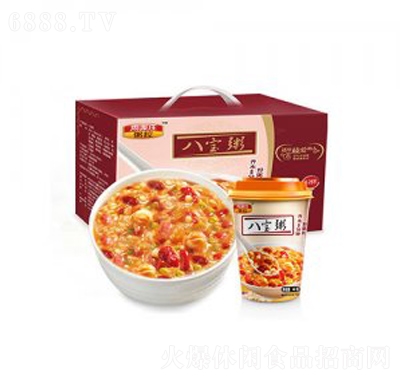 周家莊粥控八寶粥禮盒裝速食早餐方便食品