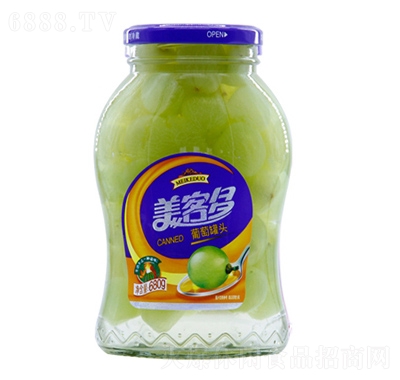 美客多葡萄罐頭新鮮水果罐頭烘焙零食罐頭