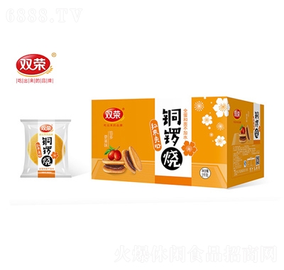 雙榮銅鑼燒紅棗味休閑零食糕點招商代理