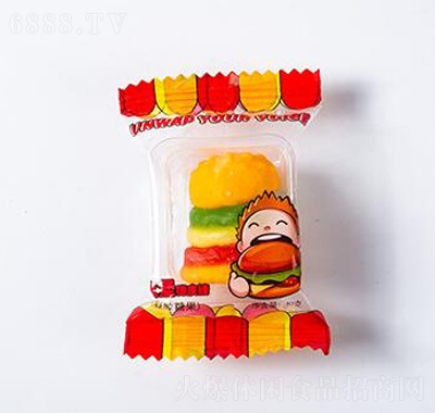 甜小洛創意彩虹橡皮糖休閑小零食
