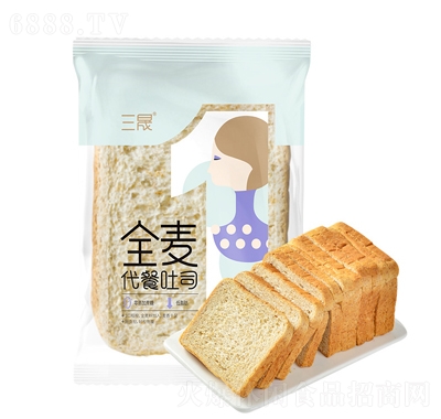 三晟低脂谷物全麥面包營養早餐代餐休閑食品