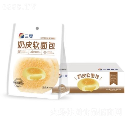 三晟奶皮軟面包乳酪味營