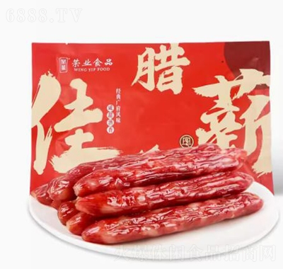 榮業佳薪臘腸200g廣式臘腸傳統廣東特產臘味