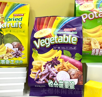 百氏兄弟蜜餞果蔬干綜合果蔬脆招商