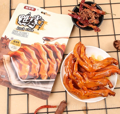 翹嘟嘟鴨掌鹵香味肉食鹵味休閑零食