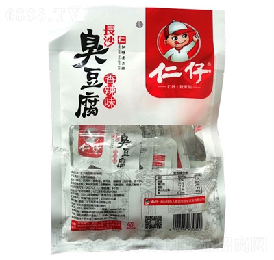 仁仔臭豆腐湖南風味代理網紅辦公室零食小吃豆腐干招商