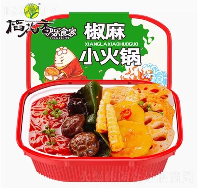 稻花香自熱小火鍋速食自煮即食懶人方便自熱素食小火鍋椒麻味