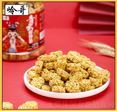 嶺哥拉面丸子280g蝦仔面干脆面休閑網紅零食