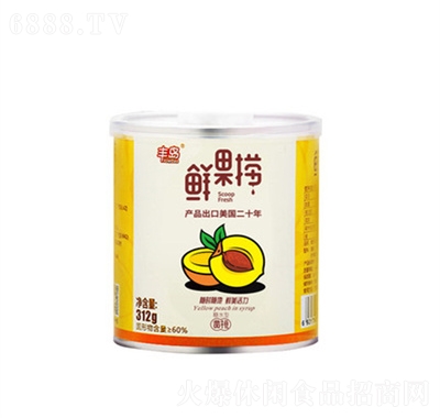 豐島罐頭新鮮黃桃罐頭水