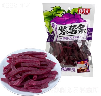 伊達130g紫薯條休閑追劇零食
