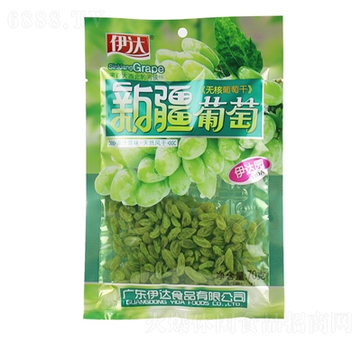 伊達(dá)新疆葡萄干辦公室零食休閑健康零食自然風(fēng)干70g