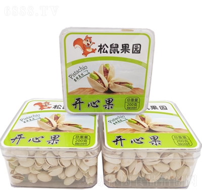 松鼠果園開心果200g盒裝堅(jiān)果干果炒貨批發(fā)網(wǎng)紅休閑零食