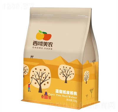 西域美農紙皮核桃新疆特產堅果零食
