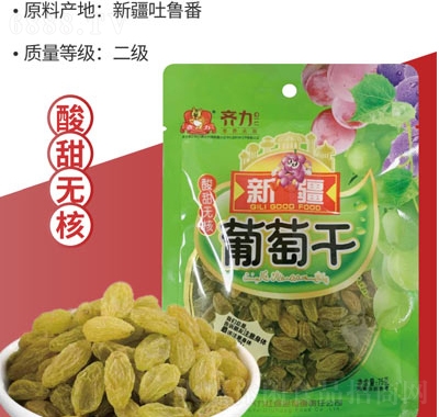 齊力蜜餞新疆葡萄干休閑食品零食75克