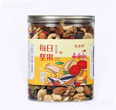 兜米呱每日?qǐng)?jiān)果果仁干果零食堅(jiān)果組合500g