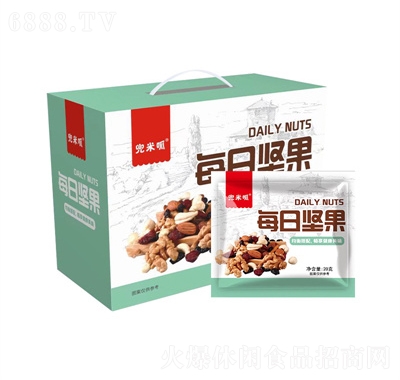 兜米呱每日?qǐng)?jiān)果混合堅(jiān)果干果炒貨零食休閑食品箱裝