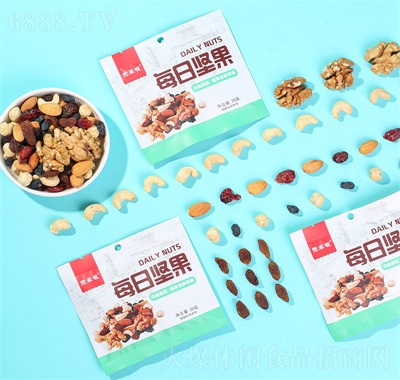 兜米呱每日?qǐng)?jiān)果混合堅(jiān)果干果炒貨零食休閑食品招商