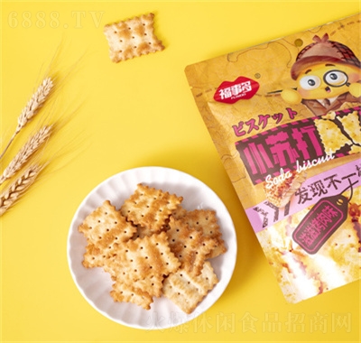 福事多小蘇打餅干脆片滋滋烤肉味休閑食品
