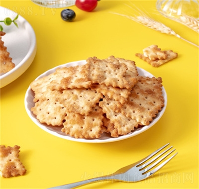 福事多小蘇打餅干脆片滋滋烤肉味休閑食品招商