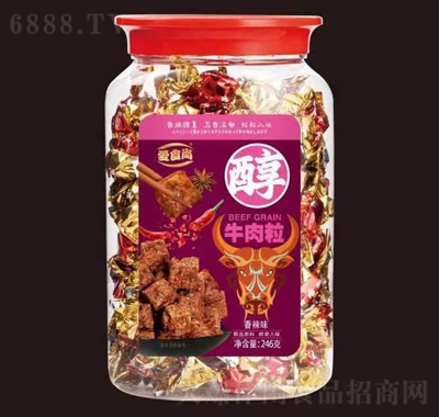 愛食尚牛肉粒香辣味246克