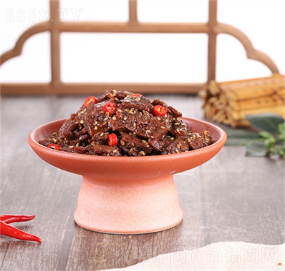 江志忠麻辣素肉散稱豆干網(wǎng)紅零食辣味豆腐干