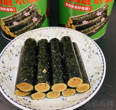 好趣味肉松海苔卷罐裝100g休閑零食辦公室休閑食品