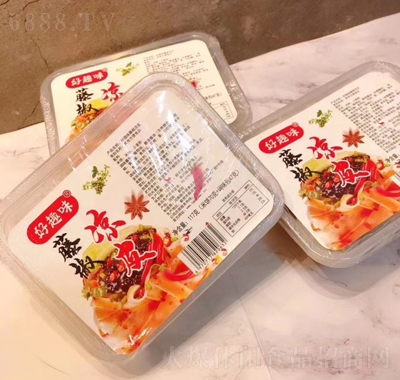 好趣味藤椒涼皮休閑零食辦公室休閑食品
