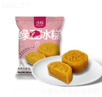 傳稻糕點年貨休閑食品招商零食綠豆冰糕