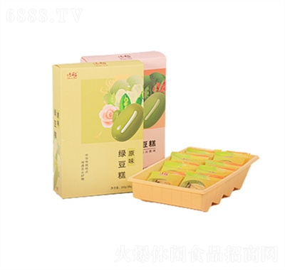 傳稻原味綠豆糕特產小吃綠豆餅傳統(tǒng)糕點零食食品代理