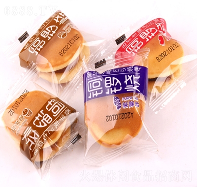 佬食仁銅鑼燒紫薯味箱裝休閑零食