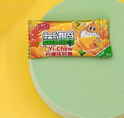 益慶益嚼奶軟糖檸檬味糖