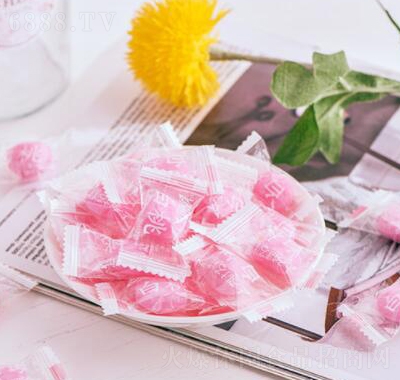如意糖果白桃果汁硬糖休