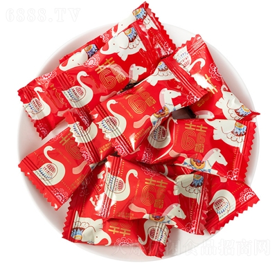 如意糖果雙喜牛奶味硬糖