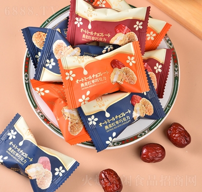 如意糖果燕麥紅棗橙色休
