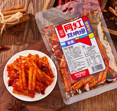 雙嬌辣條70g網紅雙響