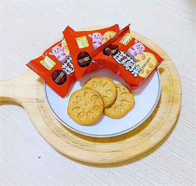 田莊達人蓮藕塊餅干袋裝休閑食品