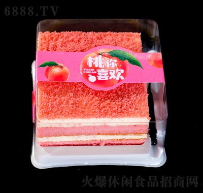苗發蛋糕蜜桃慕斯休閑食品