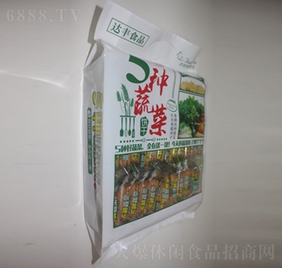 達豐餅干五種蔬菜發酵餅干308克辦公室休閑零食