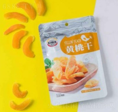 好味佳黃桃干70g休閑追劇零食