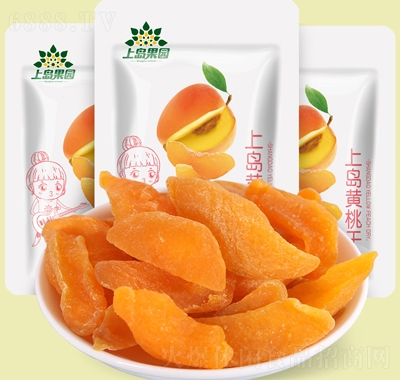 上島果園果脯年貨小零食黃桃干