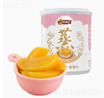 林家鋪子冰糖黃桃罐頭200g4罐兒童水果罐頭整箱