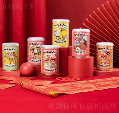 林家鋪子獅頭禮盒425g6罐隨機六口味年貨禮盒
