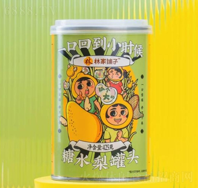 林家鋪子糖水梨罐頭425g