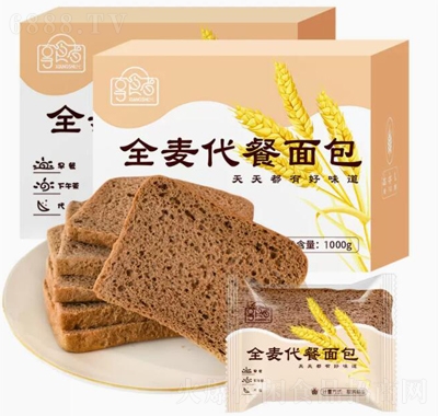 享食者50g20袋全麥面包盒裝休閑零食