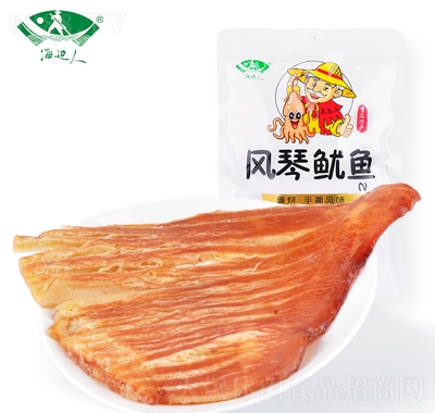 海邊人手撕魷魚片海鮮零食即食碳烤風(fēng)琴絲干條小吃魚干海味