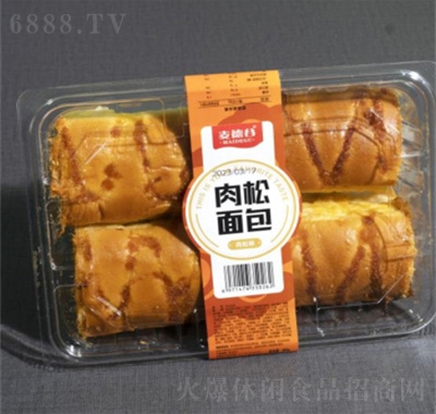 麥德谷熱銷糕點(diǎn)零食400g肉松面包